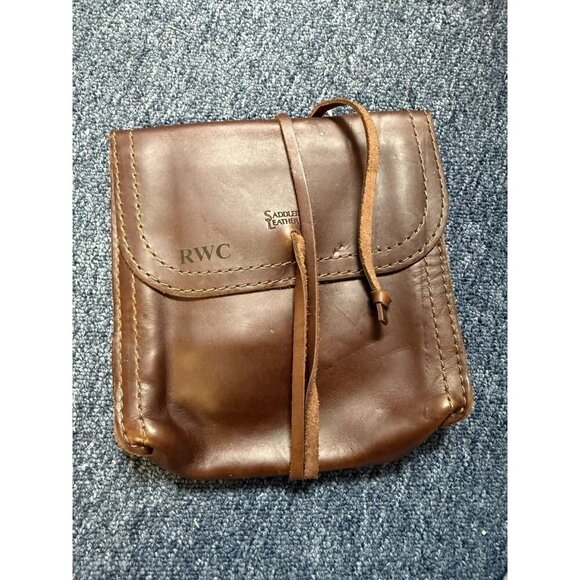 VTG Saddleback Leather Satchel Strap Small Messenger Bag Mens - Picture 2 of 10